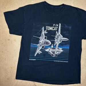 Blackbird Flight Wear ‘F-14 Tomcat’ Double Sided Graphic Shirt - No Tag, Fits XL